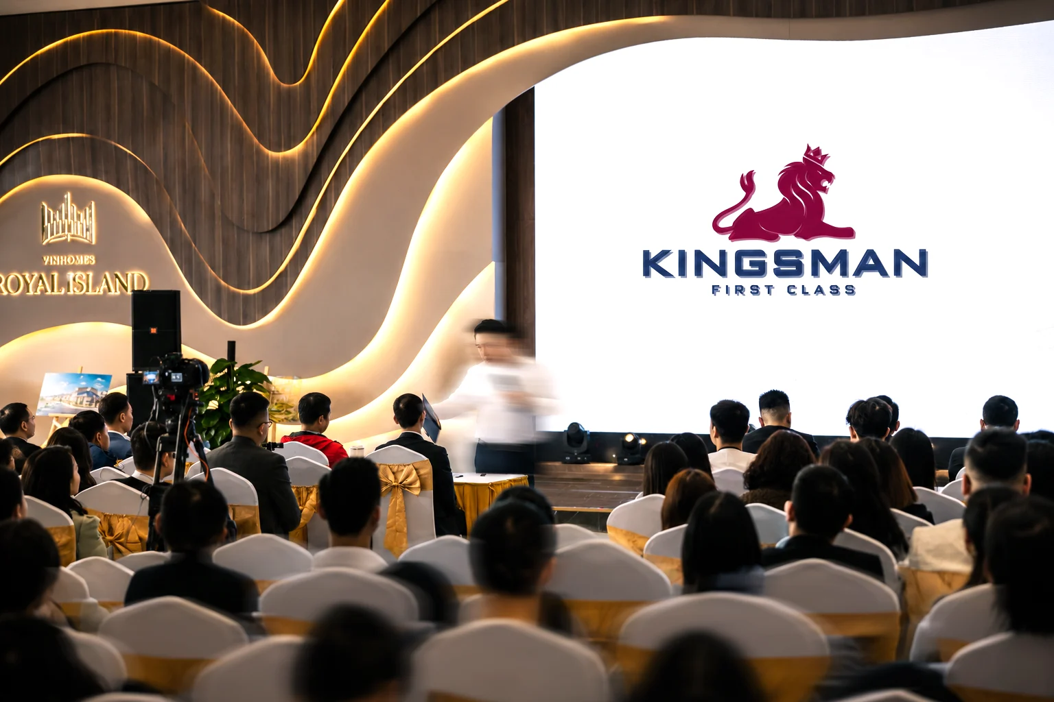 Kingsman event brand application